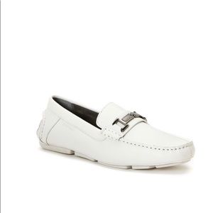 Calvin Klein white suede shoes-price is firm